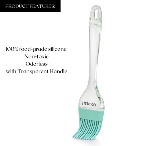 Basting Brush 22cm Silicone/Mint Green