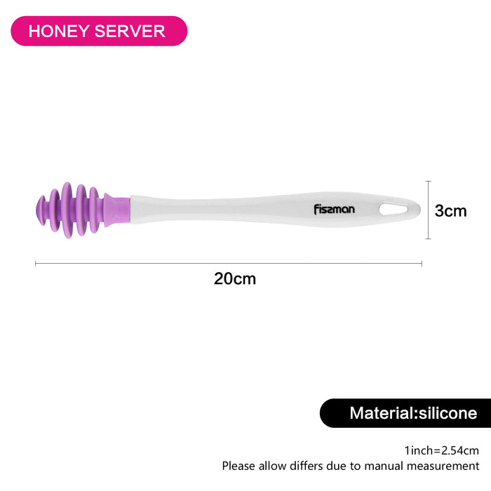 Honey server 20 cm (silicone with plastic handle)