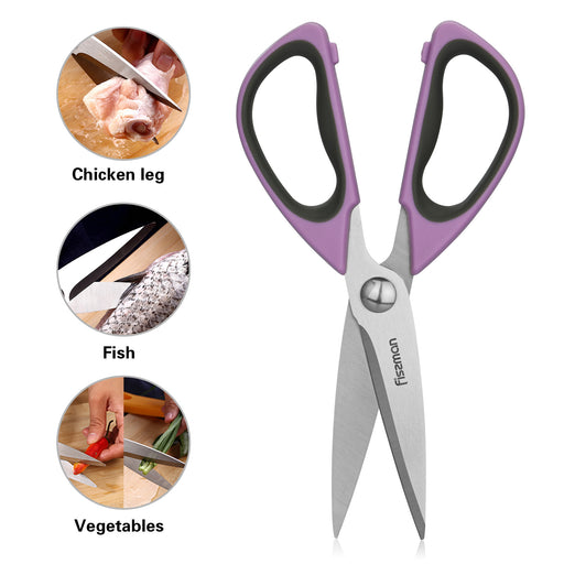 Kitchen Scissors Purple 20cm