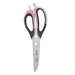 Kitchen Scissors 23cm Purple/Silver Multifunction Stainless Steel