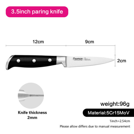 3.5"Paring Knife KOCH (5Cr15MoV Steel)