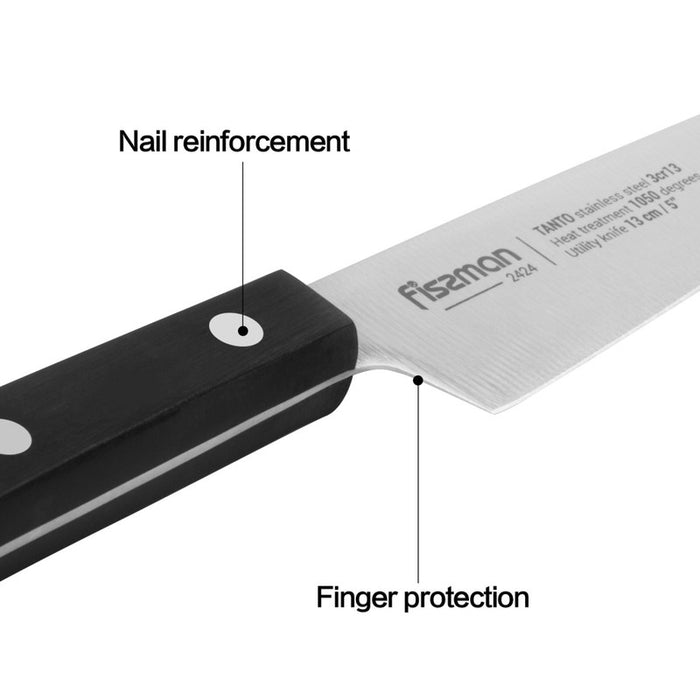 5" Utility Knife Tanto Series with Japanese Steel 420J2