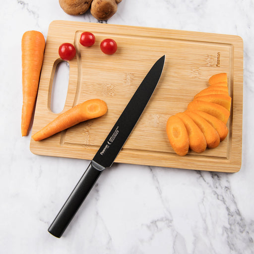 Slicing Knife 8inch Shinto Series With Non-Stick Coating Black