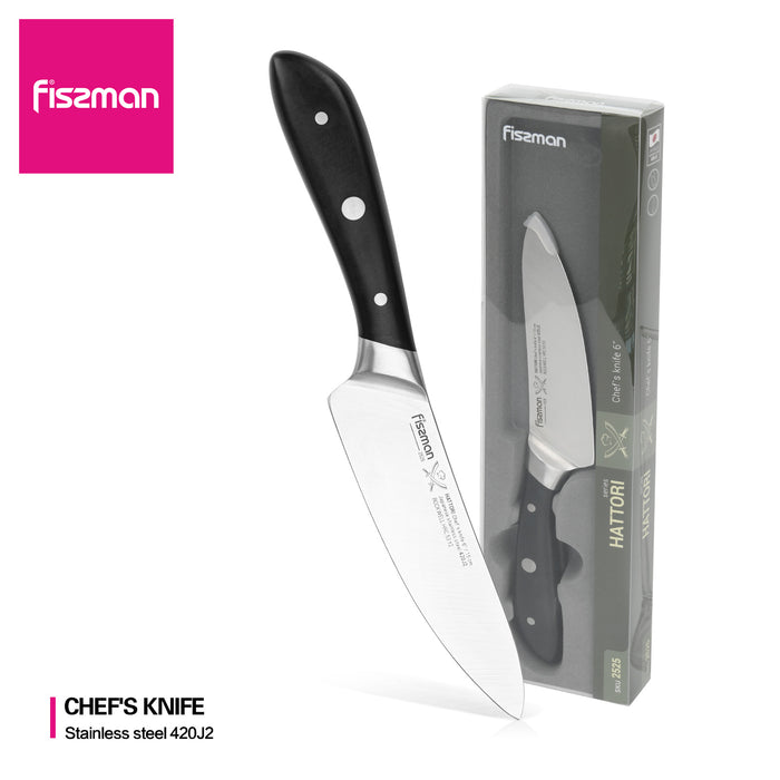 Chefs Knife 6inch HATTORI with 420J2 Steel