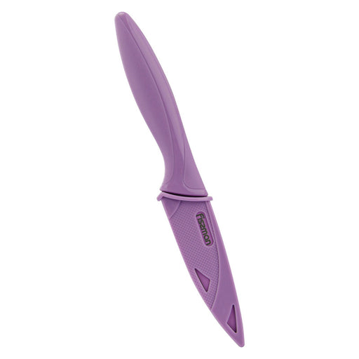 Paring Knife With Sheath Purple 10cm