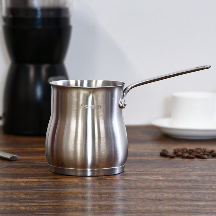 Stainless Steel Coffee Pot with Induction Bottom - 330ml