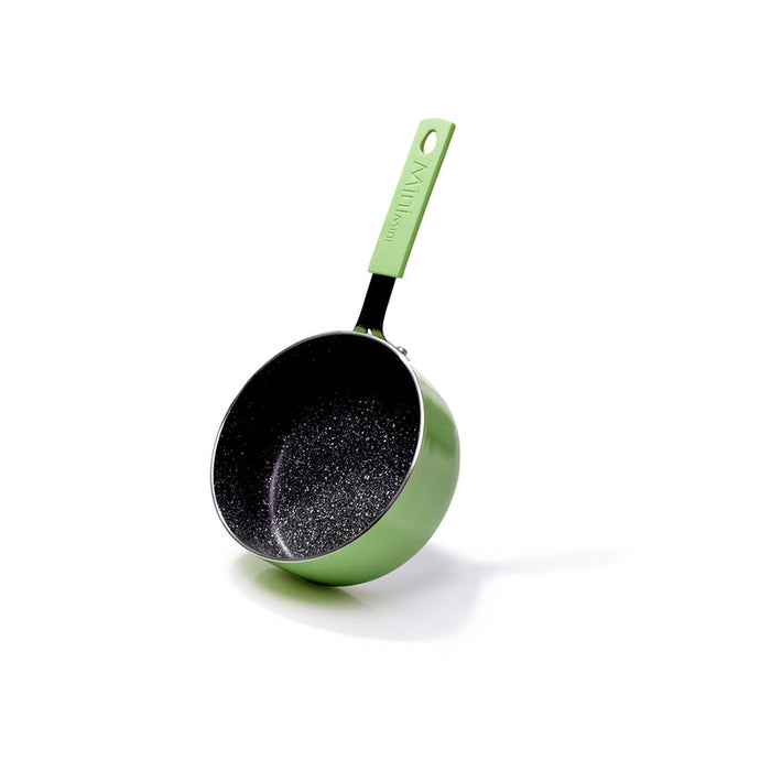 Sauce Pan Mini Chef 14x6cm/08LTR With Aluminium With Non-Stick Coating Green