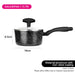 Sauce Pan with glass lid FIORE 16x8.5cm/1.45 LTR with Induction Bottom