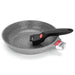 La Granite Series Frying Pan With Removable Handle And Aluminum Induction Bottom Grey/Black 24x5.6cm