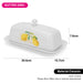 Butter Dish 20.6x10.7x7.6cm CAPRI (Durable Porcelain)