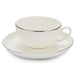 Porcelain Mug and Saucer 200ml ORFEI