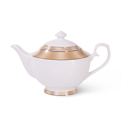 Golden Teapot Versailles 1350ml Milky Porcelain