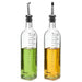 Cruet Glass Oil and Vinegar Glass Bottle Set of 2x500ml