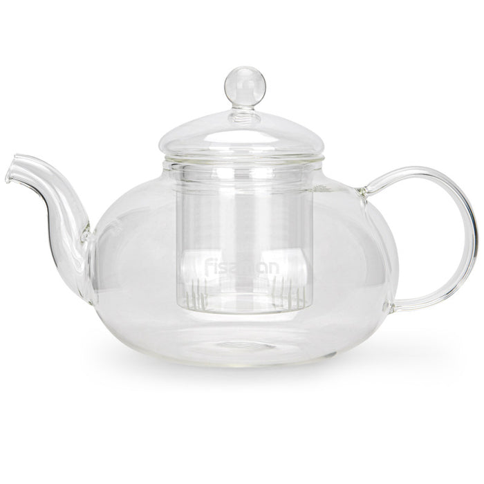 Tea Pot 1200ml With Glass Filter (Borosilicate Glass)