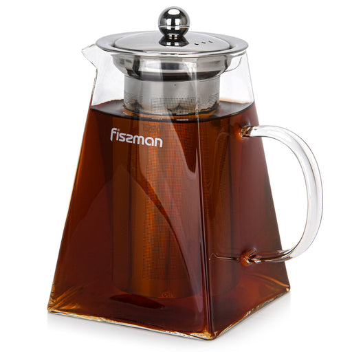 Tea Pot 950ml With Stainless Steel Filter (Borosilicate Glass)