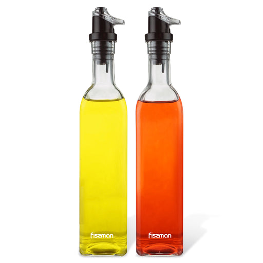 2-Piece Bottle 500ml Oil And Vinegar Condiments