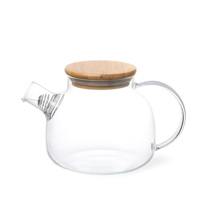 Tea Pot 800ml with Heat Resistant Glass and Steel Infuser
