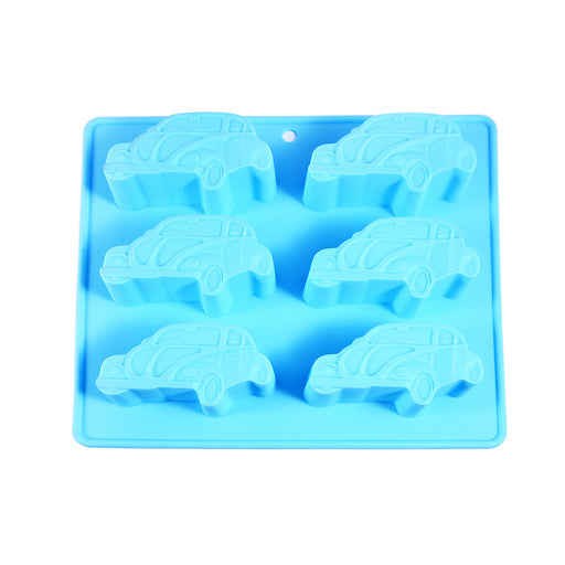 6 Cups Cake Mold CARS 22x20x2.5cm (Silicone)