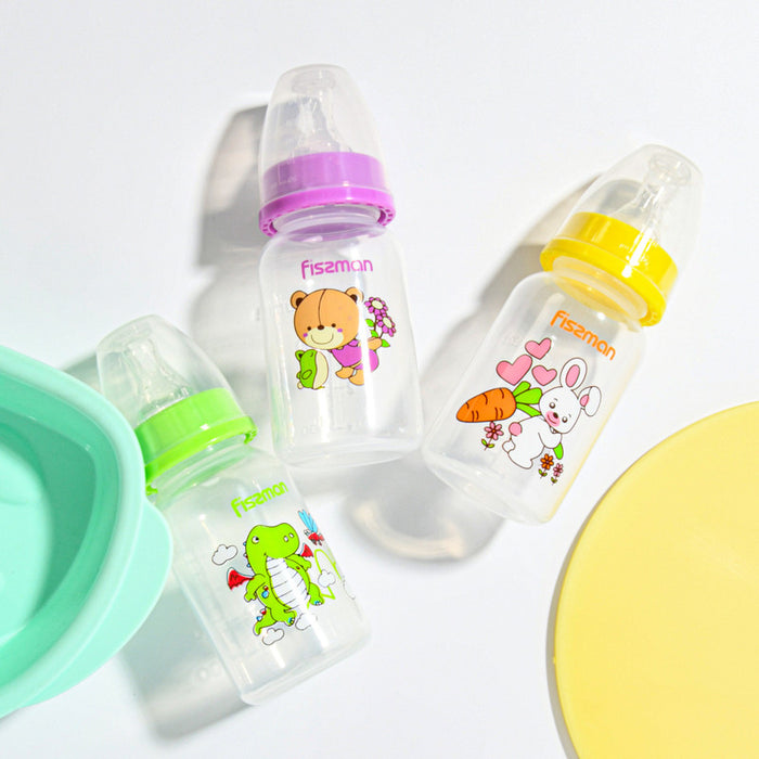 Feeding Food Grade Plastic Bottle With Compatible Design 120ml
