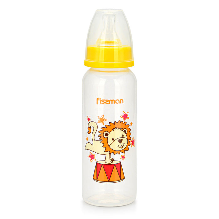 Food Grade Plastic  Feeding Bottle with Compatible Design 240ml