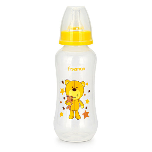 Baby Feeding Bottle Food Grade Plastic 300ml Yellow
