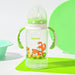 Feeding Baby Bottle Food Grade Plastic with Handles 240ml Yellow