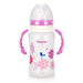 Food Grade Plastic Feeding Bottle with Wide Neck and Handles 300ml