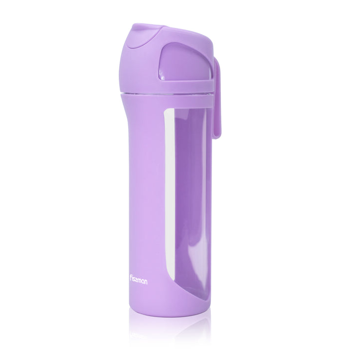 Water bottle 550 ml (plastic) Violet