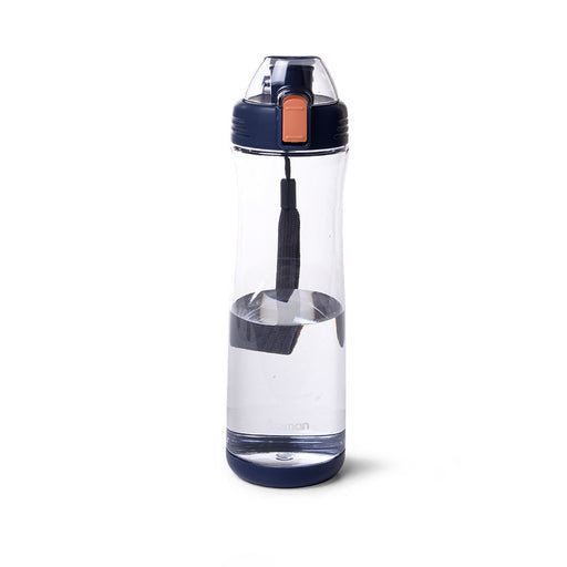Water Bottle Plastic 630ml  Black