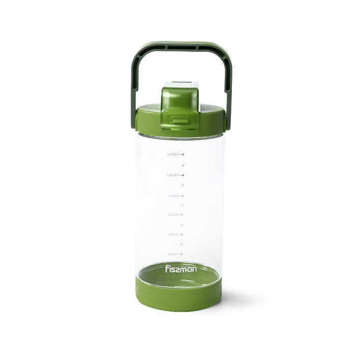 Water Bottle Plastic 1400ml Green