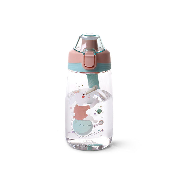 Water Bottle Plastic 500ml Pink