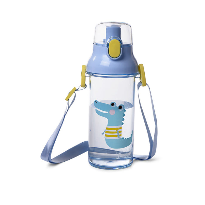 Water Bottle Plastic 450ml Blue