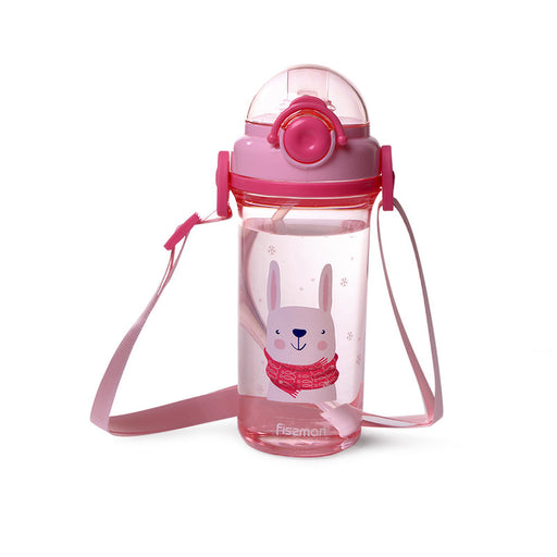 Water Bottle Plastic 460ml Pink