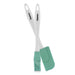 2-Piece Brush And Spatula Set White/Green 22cm