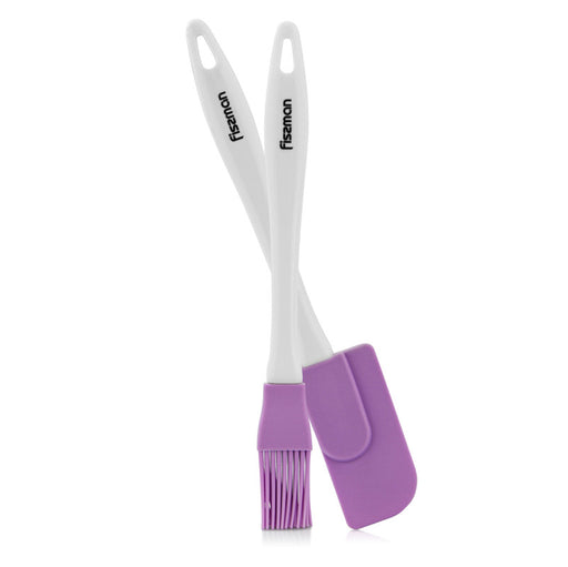 Brush And Spatula Set Purple 21cm
