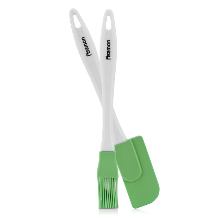 Brush And Spatula Perfect Set For Baking Green 24cm