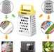3 Inch 4-Sided MINI Grater (Stainless Steel) Yellow