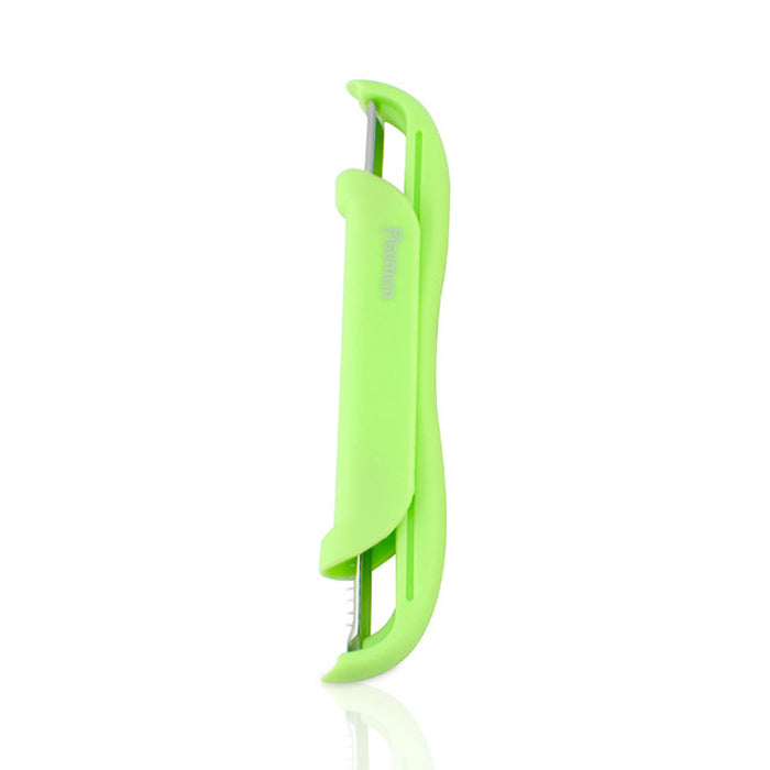 P-peeler with two blades 15 cm (stainless steel) Green