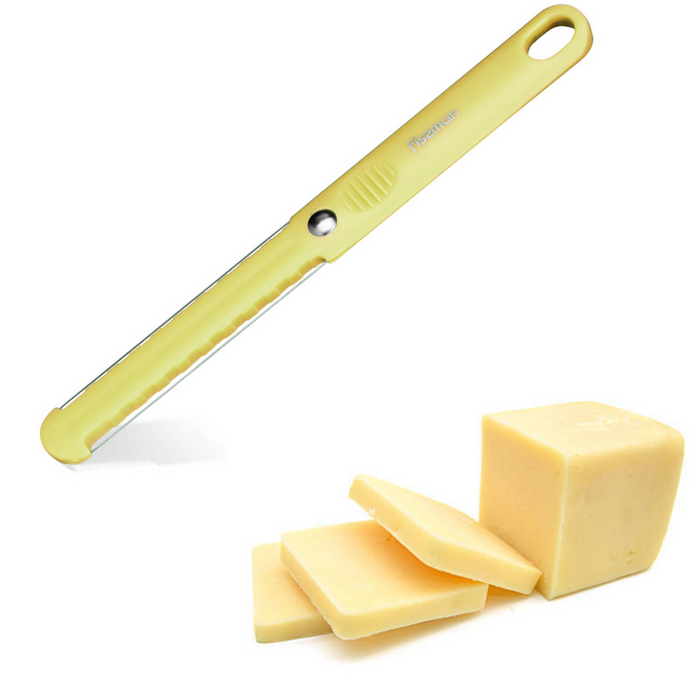 Stainless Steel Cheese Slicer 23cm Yellow