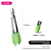 Mini Tongs 17cm Stainless Steel With Silicone Green