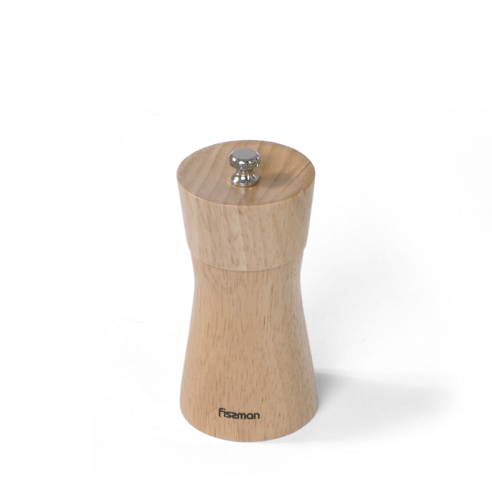 Rook shape Salt & pepper mill 11x5 cm (Rubber wood body with ceramic grinder)