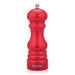 Salt & pepper mill 17x6 cm (ABS body with ceramic grinder) Red