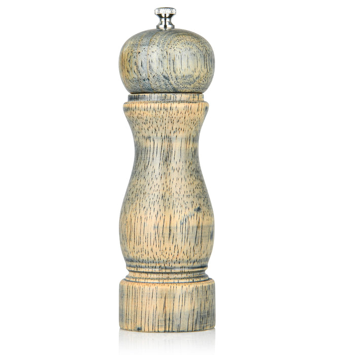 Salt and  pepper mill 16.5x5 cm (Rubber wood body with ceramic grinder)