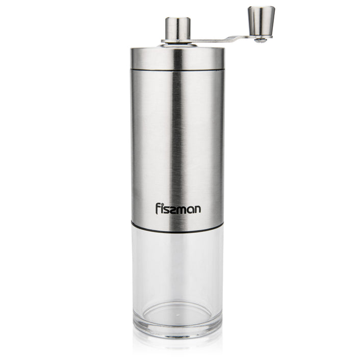 Manual coffee grinder 18 cm (stainless steel shell with ceramic grinder)