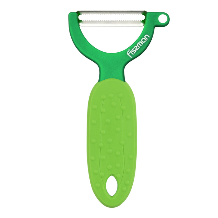 Y-shaped Peeler 14 cm (stainless steel) - Green