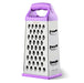 Four-Sided Vegetable Grater 24cm Purple