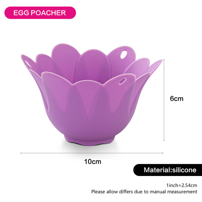 Silicone Egg Poacher 4pcs/10x6.5cm
