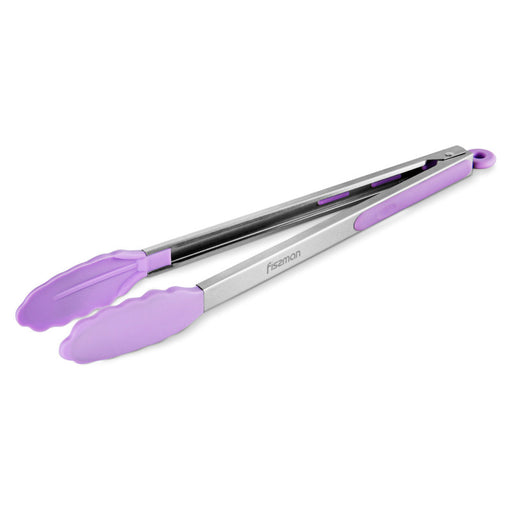 Kitchen Tongs 36cm Stainless steel And Silicone Purple
