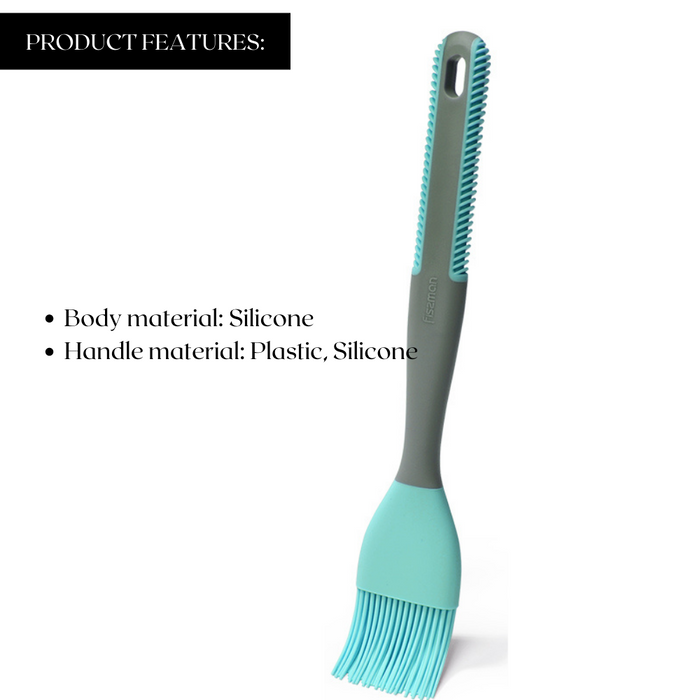 Marinating Kitchen Brush With Transparent Handle -Blue  30x5cm