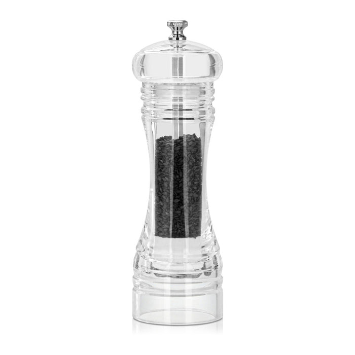 Salt & Pepper Mill with Acrylic Body and Ceramic Grinder 16x5cm